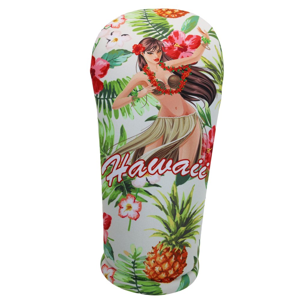 Hawaiian Retro Hula Girl Driver 460cc Club Headcover Handmade by BeeJos (Retro Hula Girl, Driver)