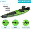 Atader Kayak Anchor Trolley Kit, Heavy Duty Anchor Trolley System for Kayak Canoe, Suitable for Freshwater and Saltwater Use, with Stainless Steel Screws view 2
