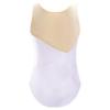 FEESHOW Gymnastics Leotards for Girls Sparkle Metallic Athletic Clothes Activewear One-Piece Skating Jumpsuit White 16 Years view 2