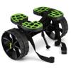 Ulticor Kayak Cart, Puncture-Free Wheels Assembles and Disassembles Within Seconds Easy to Store No Tools Required All-Terrain Durable Kayak and Canoe Cart with Adjustable Straps (Green - Black) view 1