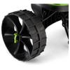 Ulticor Kayak Cart, Puncture-Free Wheels Assembles and Disassembles Within Seconds Easy to Store No Tools Required All-Terrain Durable Kayak and Canoe Cart with Adjustable Straps (Green - Black) view 3