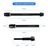Gugxiom Trainer Axle Shaft, Aluminum Alloy High Strength Adjustable Length Thru Axle Adapter, 2 Section Easy Installation Trainer Thru Axle for 142 to 148mm Hub view 4
