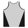 Badger Sports Alleson Athletic Mens Ventback Singlet, XL, Black/White-1 view 2