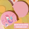 2Pcs Kids Swim Cap Silicone Swimming Cap for Boys Girls Age 3-8 Cover Ear Cartoon Waterproof Bathing Caps Keep Hair Dry Swimming Hat for Long and Short Hair view 3