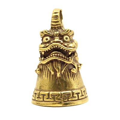 Brass luck mascot pendant Copper exorcism Amulet keychain Small ornaments  