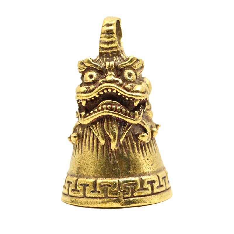 Brass luck mascot pendant Copper exorcism Amulet keychain Small ornaments  