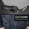 P320 IWB Kydex Holster with Claw & Optic Cut Fit Sig P320 M17/ M18 / Full Size/Compact/X Carry, Inside Waistband Appendix Carry Holster, Adj. Cant & Retention, Right Hand view 4