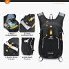 SKYSPER Small Hiking Backpack - 15L Travel Daypack Lightweight Bag Water Resistant Hiking Backpacks for Women Men view 3