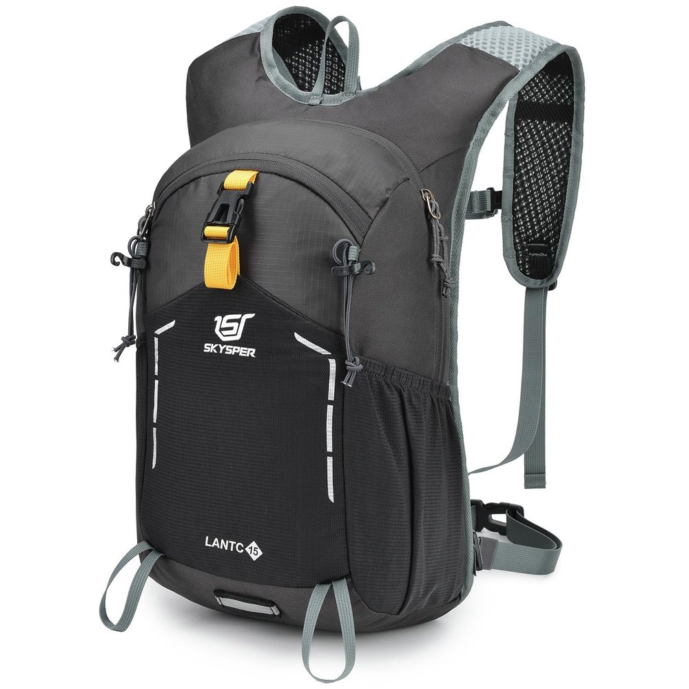 SKYSPER Small Hiking Backpack - 15L Travel Daypack Lightweight Bag Water Resistant Hiking Backpacks for Women Men