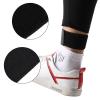 Soccer Shin Guard Strap,Fixed Bandage Tape Fastener Shinguard Adjustable Elastic Sports Strap for Running, Cycling (Black) view 4