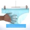 Bestgift Men's solid color panties thin section ice silk panties comfortable triangle panties Sky blue M view 2