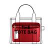 Purse Organizer Insert For Handbags, Purse Organizer With Zipper, Neverfull Organizer, Bag Organizer For Speedy Neverfull ONTHEGO Tote, Handbag and More (Silky Red, small) view 1