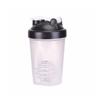 BKDRL Shaker Bottle for Protein Powder w. Classic Loop Top & BPA free,Secure Screw-On Lid, Stay Open Flip Cap,BPA Free-16oz (Black/Clear-16Oz-400ML) view 1