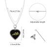 Construction Backhoe Digger Urn Necklace for Ashes Cremation Heart Jewelry Memorial Locket Pendant Keepsake One Size view 3
