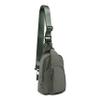 ODODOS Daily Sling Bag with Adjustable Straps Crossbody Chest Bag Lightweight Small Backpack for Casual Outdoor Traveling Hiking, Olive Charcoal view 1