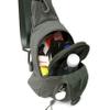 ODODOS Daily Sling Bag with Adjustable Straps Crossbody Chest Bag Lightweight Small Backpack for Casual Outdoor Traveling Hiking, Olive Charcoal view 3