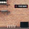 Rico Industries NCAA South Carolina Gamecocks Primary Personalized Metal Street Sign 4" x 15" Home Dcor - Bedroom - Office - Man Cave view 3