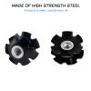KIEVODE 6 PCS Bike Headset Star Nut - Universal Accessories for Forks 1-1/8 Inch 28.6mm for Mountain Bicycle Road Bicycle MTB view 4