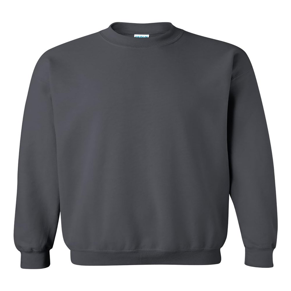 Closetster Unisex Heavy Blend Crewneck Sweatshirt, Charcoal, Large - 18000