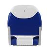 ERGOSEAT Two Tone Low Back Folding Boat Seats,White/Blue view 3