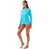 SG Edge Women Essential Long Sleeve Rash Guard Swim Shirt,S,Sea Blue view 3