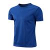 Huimingda Boys' Quick-Drying Short Sleeve T-Shirt Gym Outdoor Sports Running Athletic Tee Shirt Top Navy Blue A 10-11 Years view 1