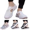 Men Sports Shoes Simple Solid Color Fashion Summer New Pattern Mesh Breathable Mens Casual Fashion (White, 11.5) view 2