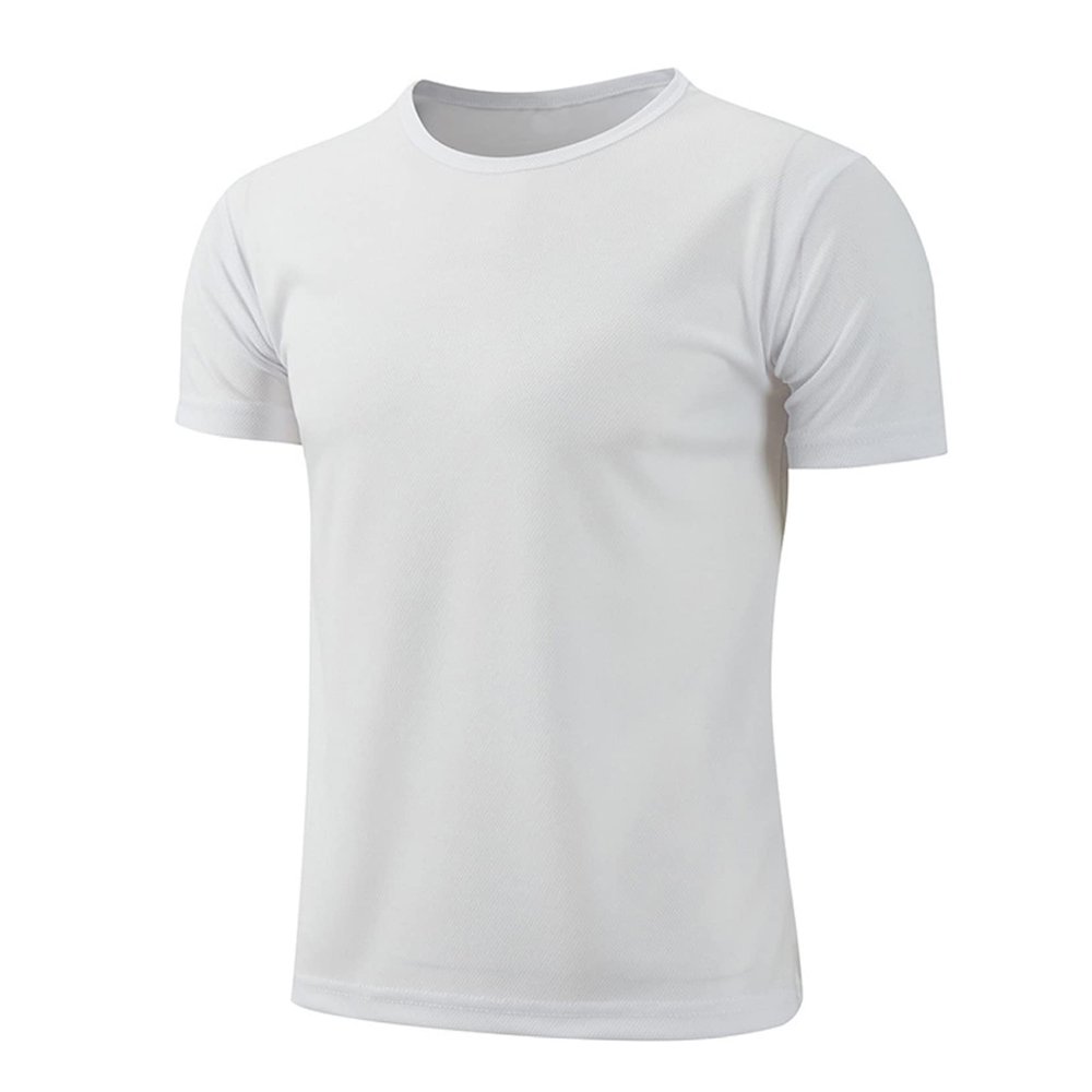 Huimingda Boys' Quick-Drying Short Sleeve T-Shirt Gym Outdoor Sports Running Athletic Tee Shirt Top White A 12-13 Years
