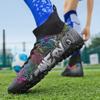 MODGE Mens Soccer Cleats Football Boots Professional Training Turf Mens Outdoor Indoor Sports Athletic (Black-S, Adult, Men, Numeric_4, Numeric, us_Footwear_Size_System, Medium) view 4