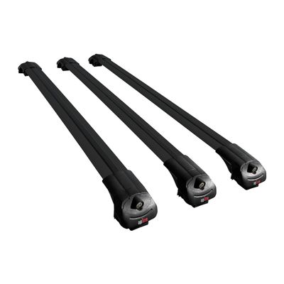 accessorypart Compatible with Ford Bronco Sport (CX430) 2020-2026 ACE-1 Model Car Roof Rack Cross Bar Black Aluminium 3 Bars