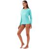 SG Edge Women Essential Long Sleeve Rash Guard Swim Shirt,L,Green view 4