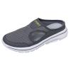Men Sports Shoes Simple Solid Color Fashion Summer New Pattern Mesh Breathable Mens Casual Fashion (Dark Gray, 9) view 1