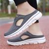 Men Sports Shoes Simple Solid Color Fashion Summer New Pattern Mesh Breathable Mens Casual Fashion (Dark Gray, 9) view 4