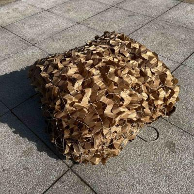 DZHTUF Reinforced camo Netting,pergola Brown Shade net,Army Outdoor camo net,2x3M,2X5M,4X6M,3X3M,6X10M,Camouflage Netting with Rope Loop,WH-23m(79 * 118in)
