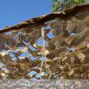 DZHTUF Reinforced camo Netting,pergola Brown Shade net,Army Outdoor camo net,2x3M,2X5M,4X6M,3X3M,6X10M,Camouflage Netting with Rope Loop,WH-23m(79 * 118in) view 2
