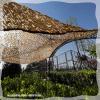 DZHTUF Reinforced camo Netting,pergola Brown Shade net,Army Outdoor camo net,2x3M,2X5M,4X6M,3X3M,6X10M,Camouflage Netting with Rope Loop,WH-23m(79 * 118in) view 4