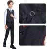 Laimi Duo Boys Suit Size 4 Toddler Kids Dark Gray Suits for Boys 4 Piece Boy's Christmas Suits First Communion Wedding Outfits view 3
