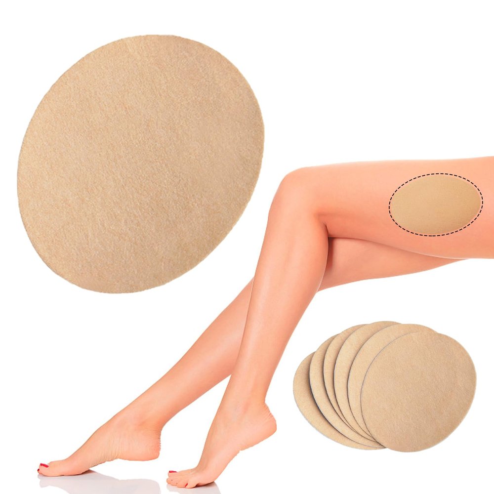 Anti Chafing Friction Pads,for Women Men Inner Thighs Chafe Rubbing Protection Breathable Skin Tape (Curry-12PCS)