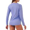 SG Edge Women Essential Long Sleeve Rash Guard Swim Shirt,XXL,Persian Violet view 2