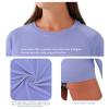 SG Edge Women Essential Long Sleeve Rash Guard Swim Shirt,XXL,Persian Violet view 4