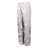 WABEOR Summer Pants for Women Casual Lightweight Wide Leg Cropped Pants Linen Pants Petite Loose Fit Elastic Waist Pants Grey view 4