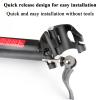 SHOUCAN Bicycle Cargo Rack, Adjustable Bike Cargo Rack with Fender Quick Release Mountain Bicycle Rear Racks for 24"-27.5" Frames,A view 4