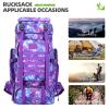 BNMJVJL 70L Hiking Camping Backpack Water Resistant Durable Ergonomic Outdoor Mountaineering Bag for Camping Hiking Trekking view 3