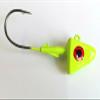 10 Painted Shad Jig Head Striper Bass Swimbait Lure B/N Ultra Point Hook-w/Eye Char 3/4oz view 1