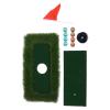 NDNCZDHC Golf Mats Set, 30x60cm Mini Indoors Outdoor Golf Carpet Mat, Golf Game Set, Golf Floating Putting Green Practice Mat view 1