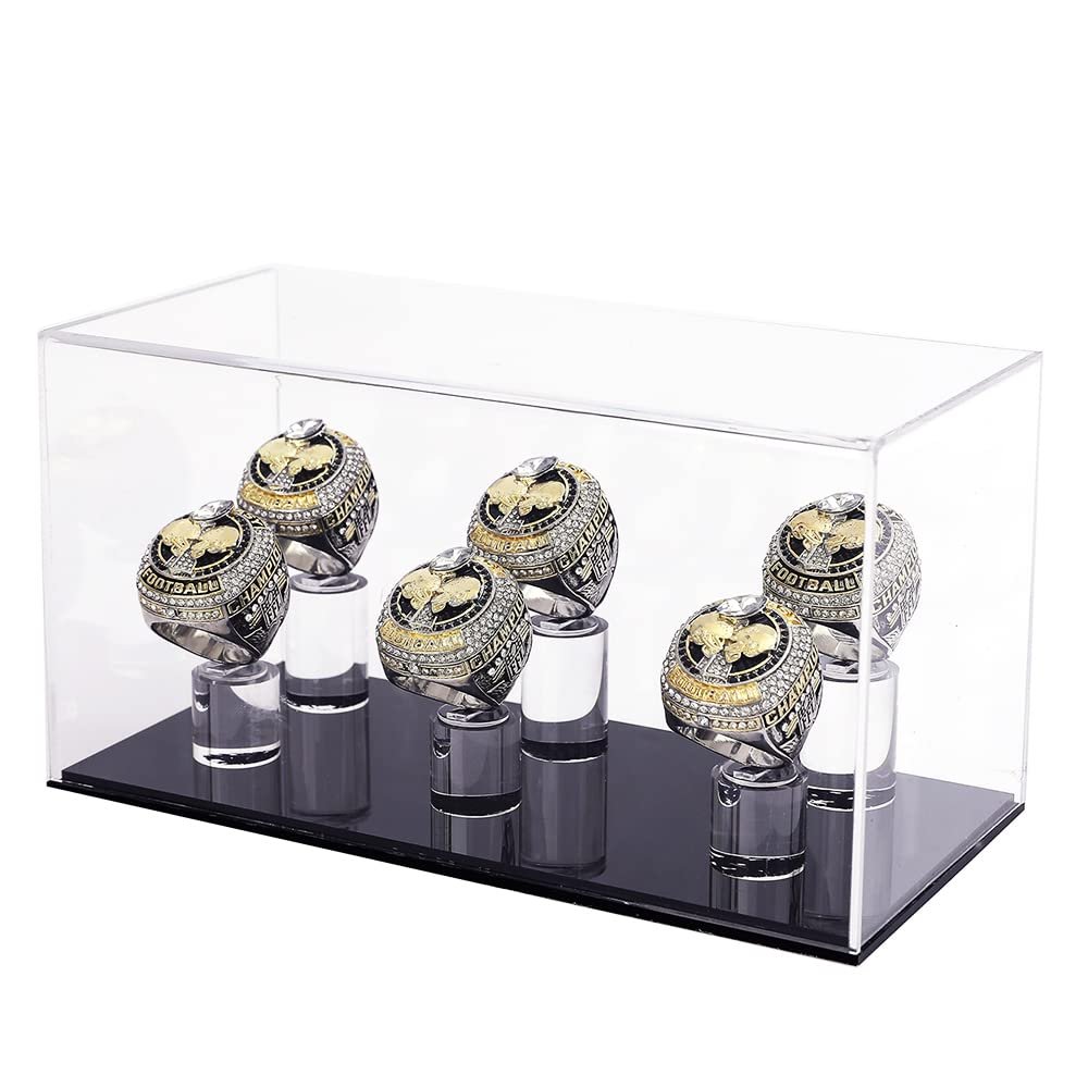 Championship Ring Display Case | High School Ring Display Box | Class Ring Display Box |College Ring Display Box |Baseball Ring Display Box | Softball Ring Holder Box | Football Ring Case Box