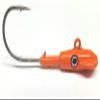 10 "Squid Jig Head Salt Water Striper Bass Swimbait Lure Ultra Point Hook- Org 1/2oz view 1