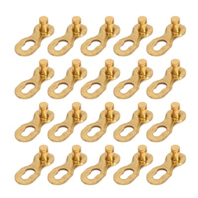 QANYEGN 10 Pairs of 9 Speed Bike Chain Links, ld Steel Manganese Chain Connector Links for Motain and Road Bikes