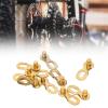 QANYEGN 10 Pairs of 9 Speed Bike Chain Links, ld Steel Manganese Chain Connector Links for Motain and Road Bikes view 2