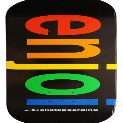 Enjoi Skateboards Spectrum Black Skateboard Deck - 8.25" x 31.7"